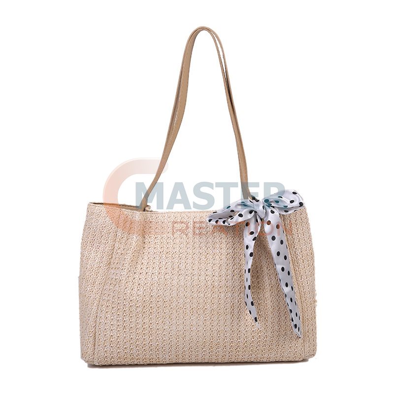 Office Straw Handbag