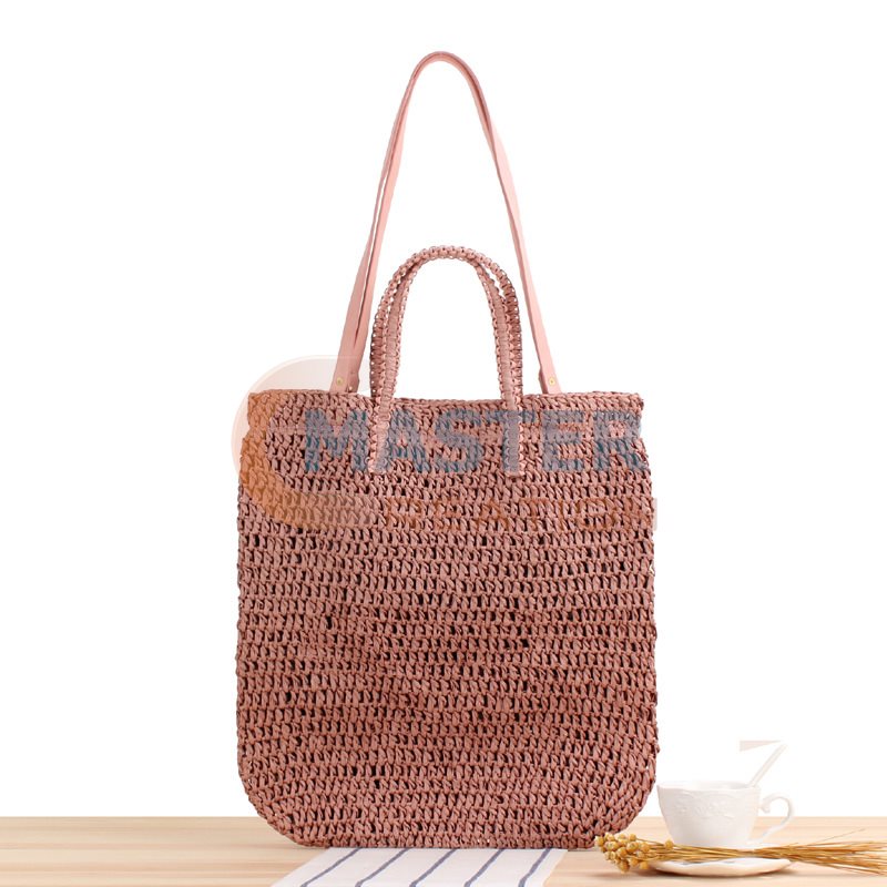 Hollowed Straw Tote