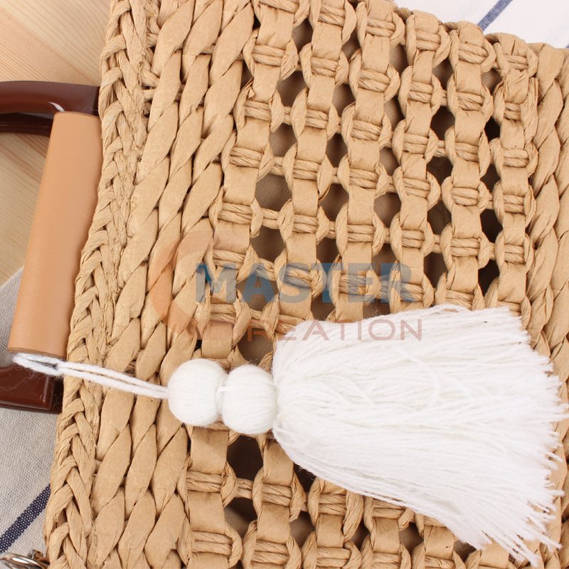 Hollowed Straw Woven Bag