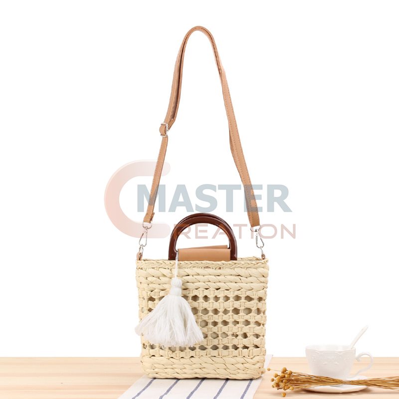 White Straw Bag