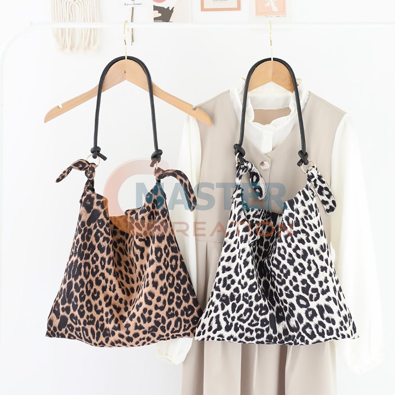 Brown Leopard Tote