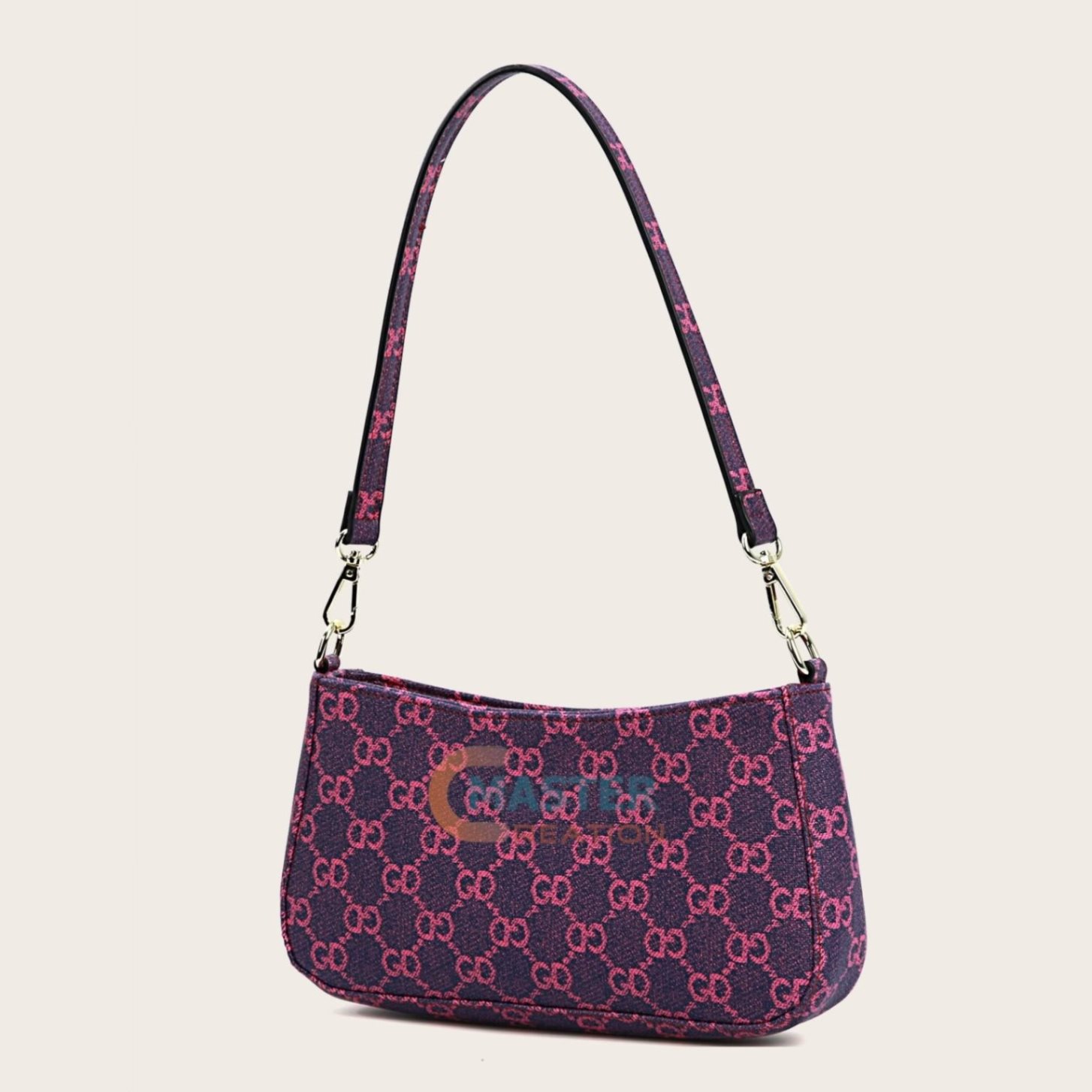 Purple Lattice Carrying Bag