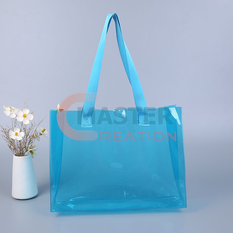 Clear Blue Tote