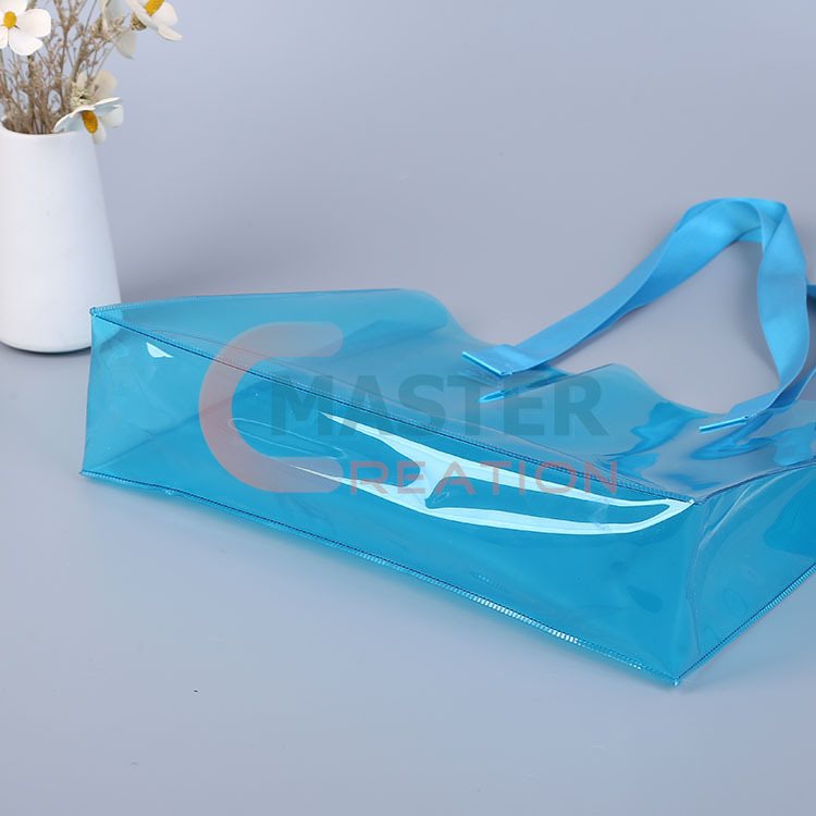 Blue PVC Tote