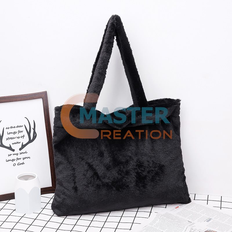 Black Plush Bag