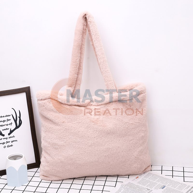 Light Pink Plush Bag