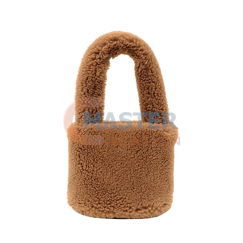 Brown Wool Handbag
