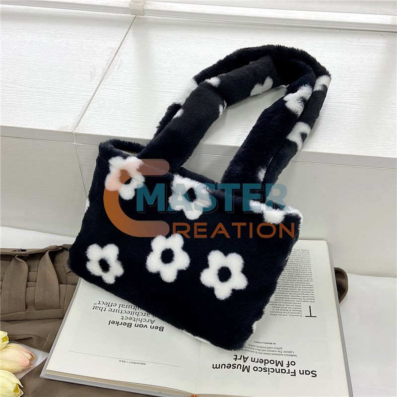 Flower Plush Tote