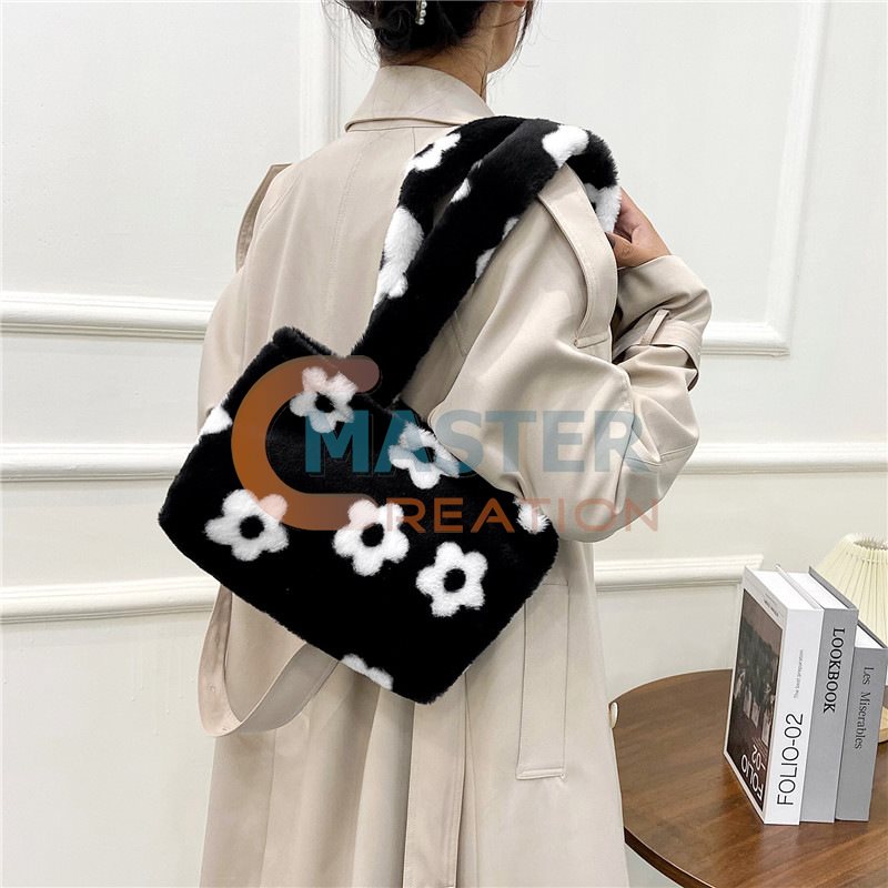 Black Plush Bag