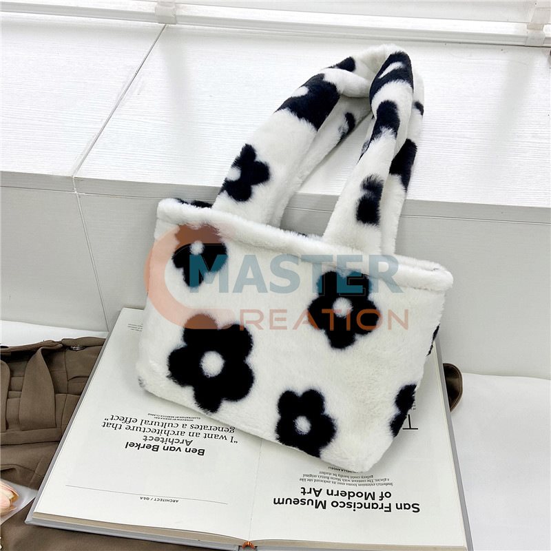 White Plush Bag