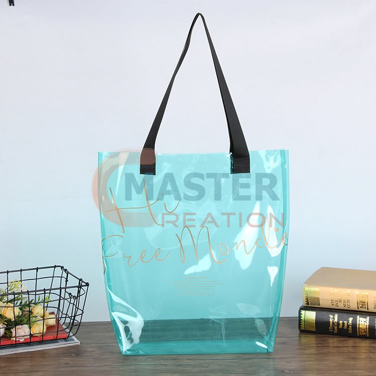 Blue Clear Handbag