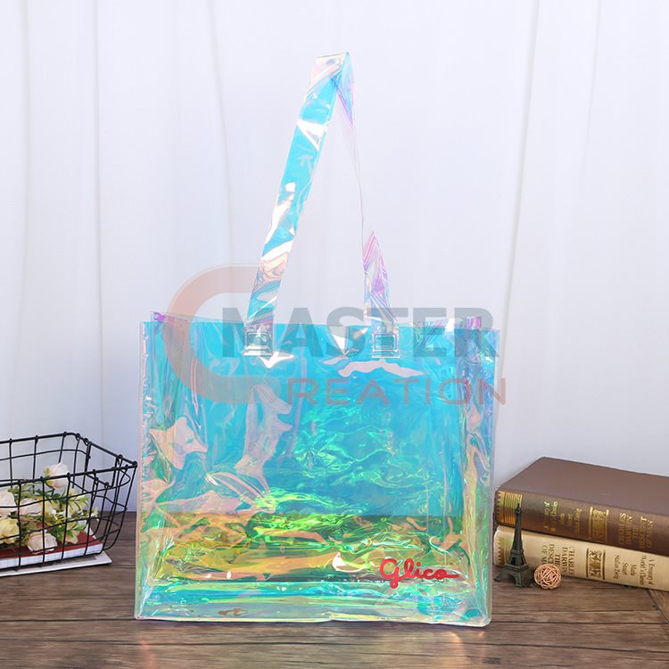 Iridescent Clear Tote
