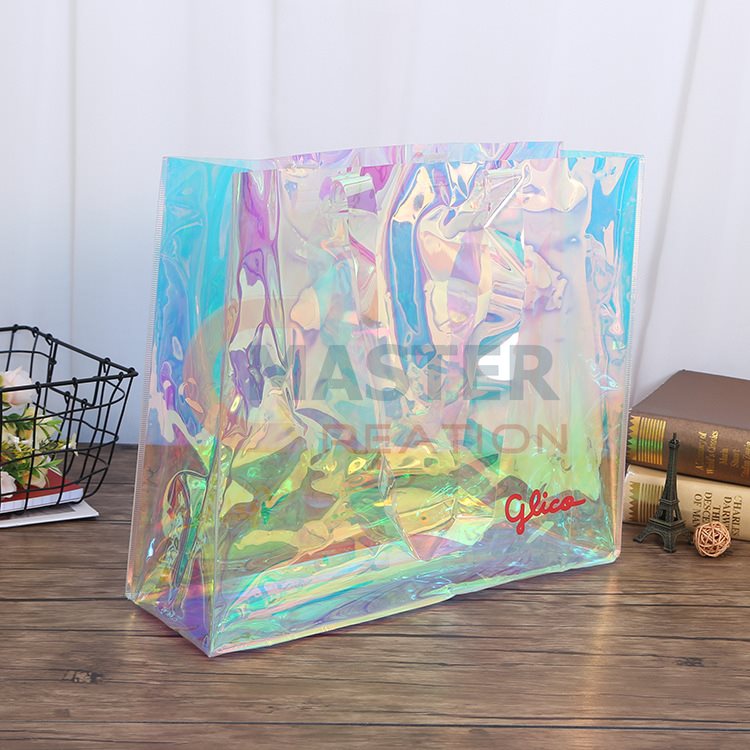 Holographic PVC Tote