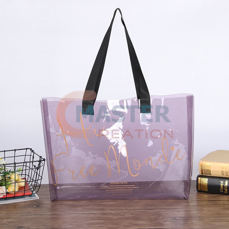 Purple PVC Handbag