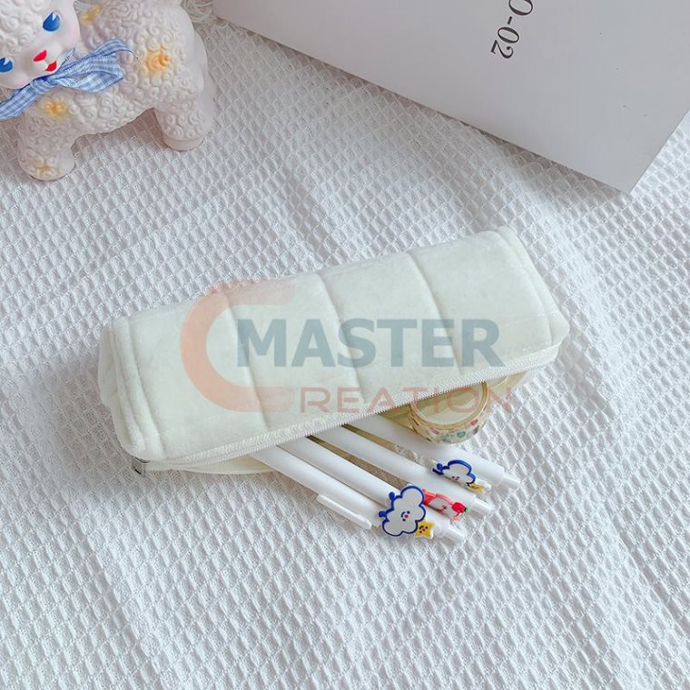 White Velvet Bag