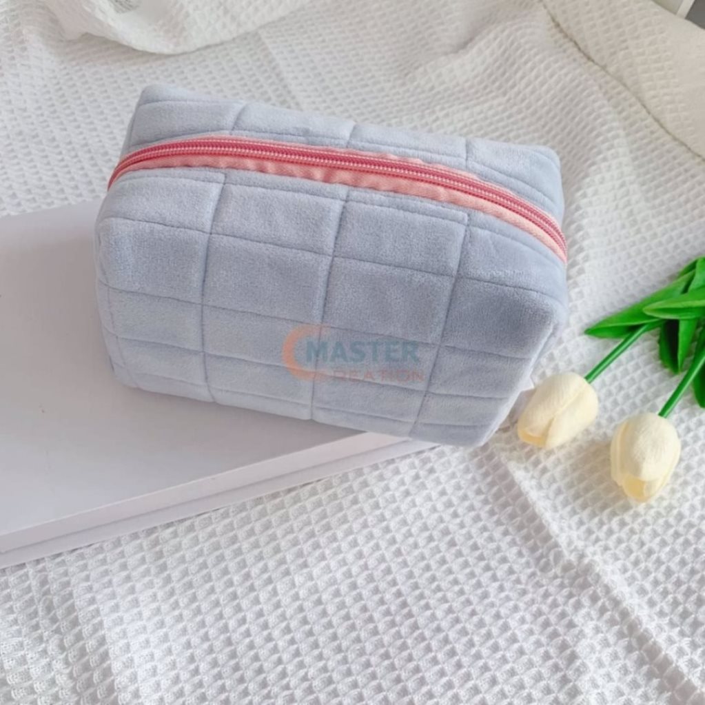 Gray Plush Bag
