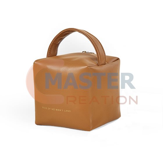 Orange Makeup Bag