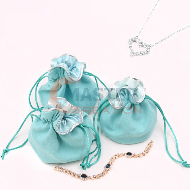 Suede Drawstring Bag