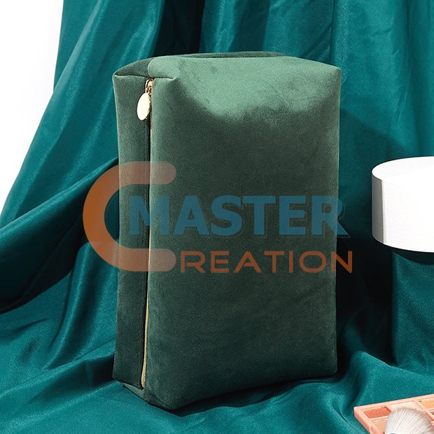 Suede Makeup Bag