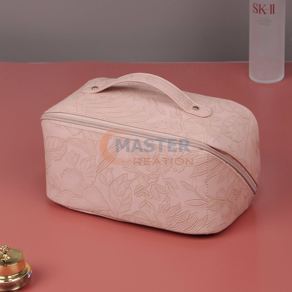 Pink Leather Handbag
