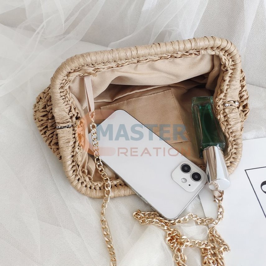Woven Clip Bag