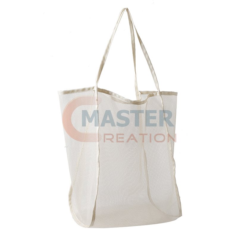 White Mesh Tote