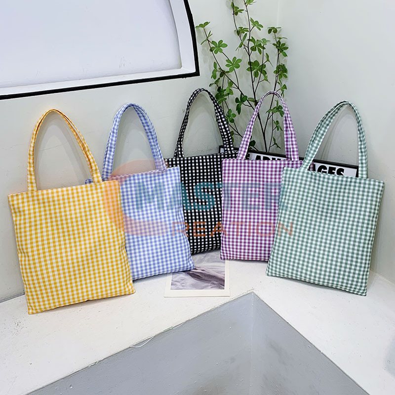 Plaids Cotton Bag