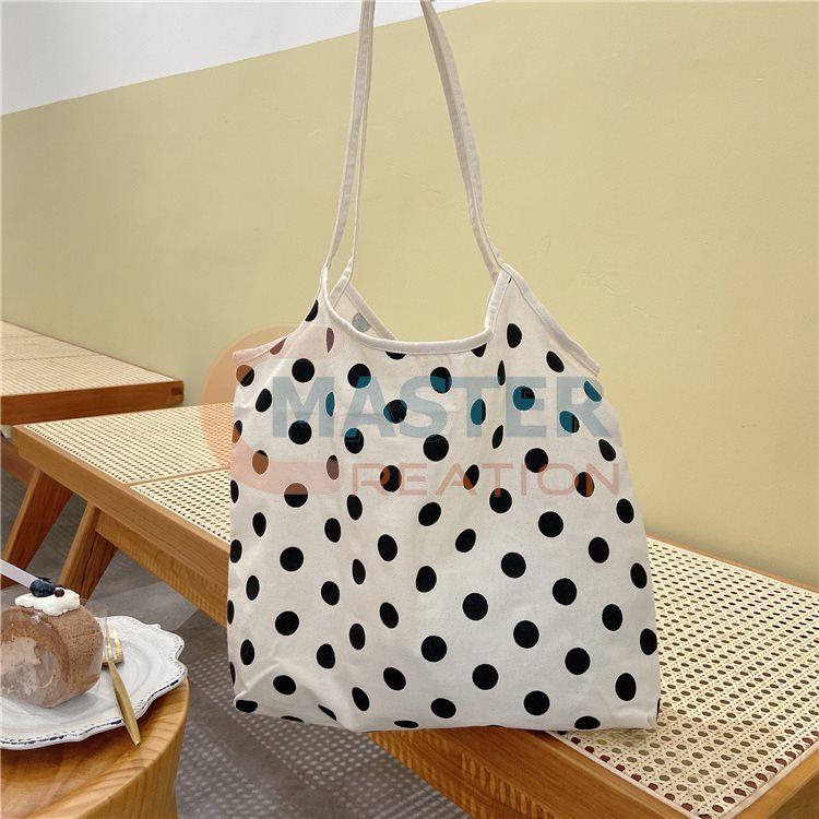Black Polka Bag