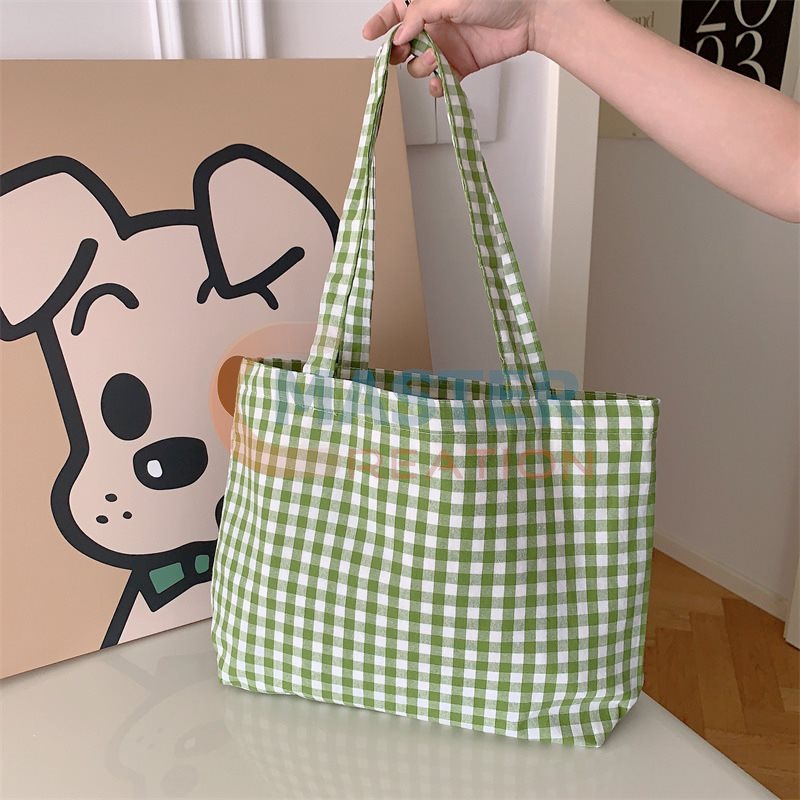 Green Plaids Bag