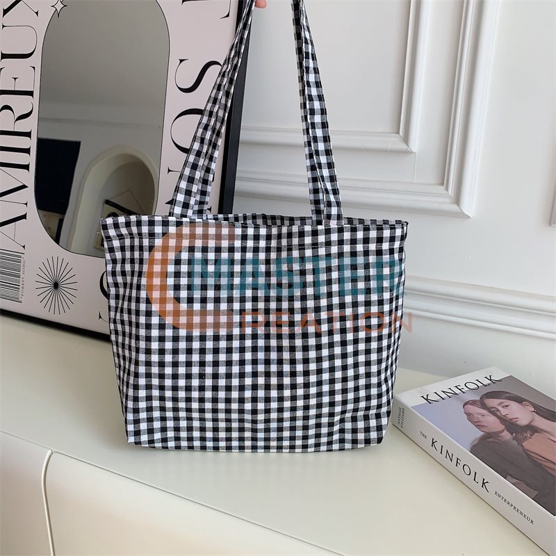 Black Plaids Bag