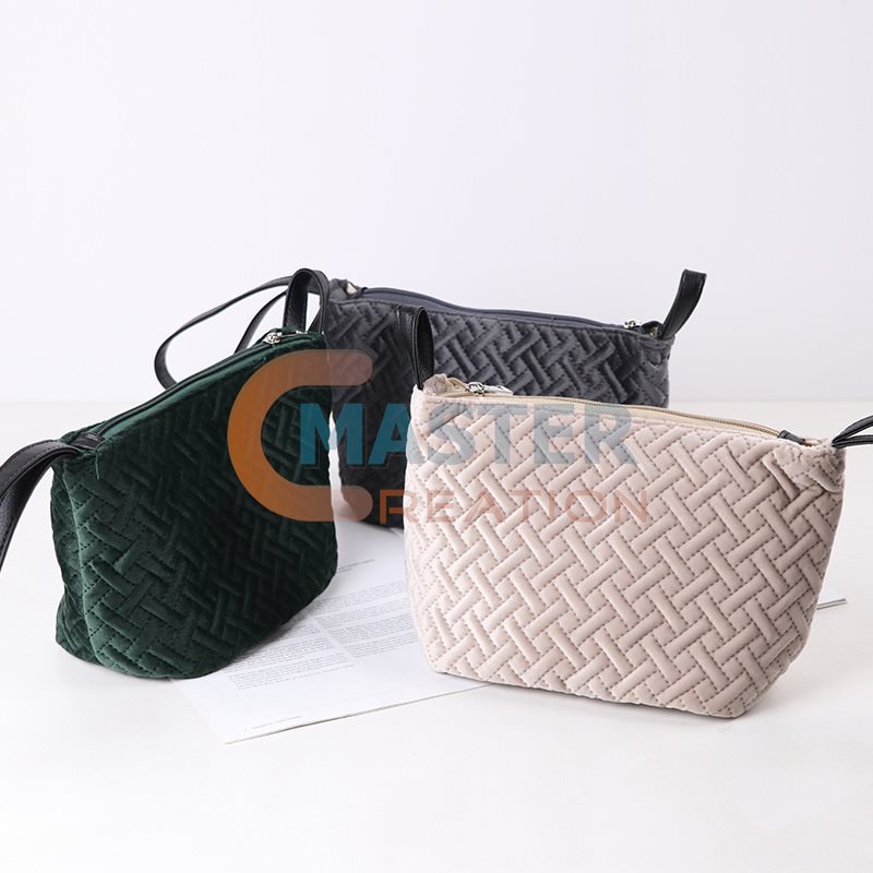 Flocked Velvet Purse