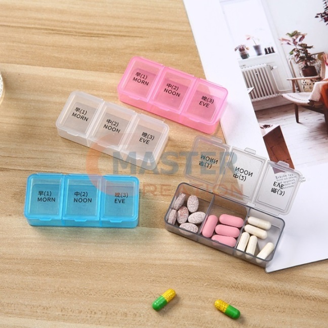 3 Compartment Pill Box
