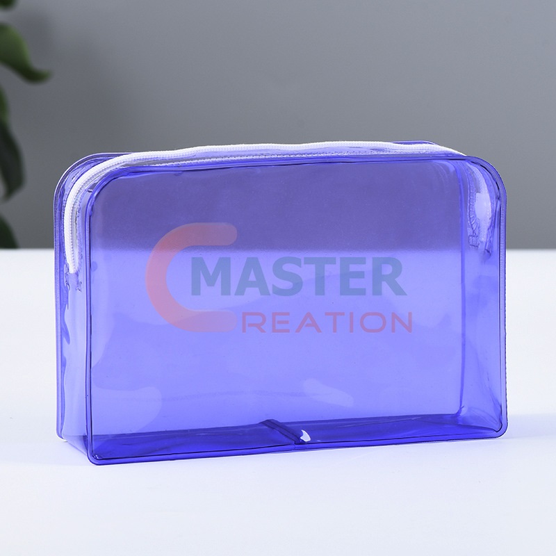 Purple PVC Ziplock Bag