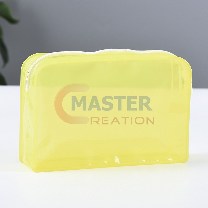 Yellow PVC Ziplock Bag