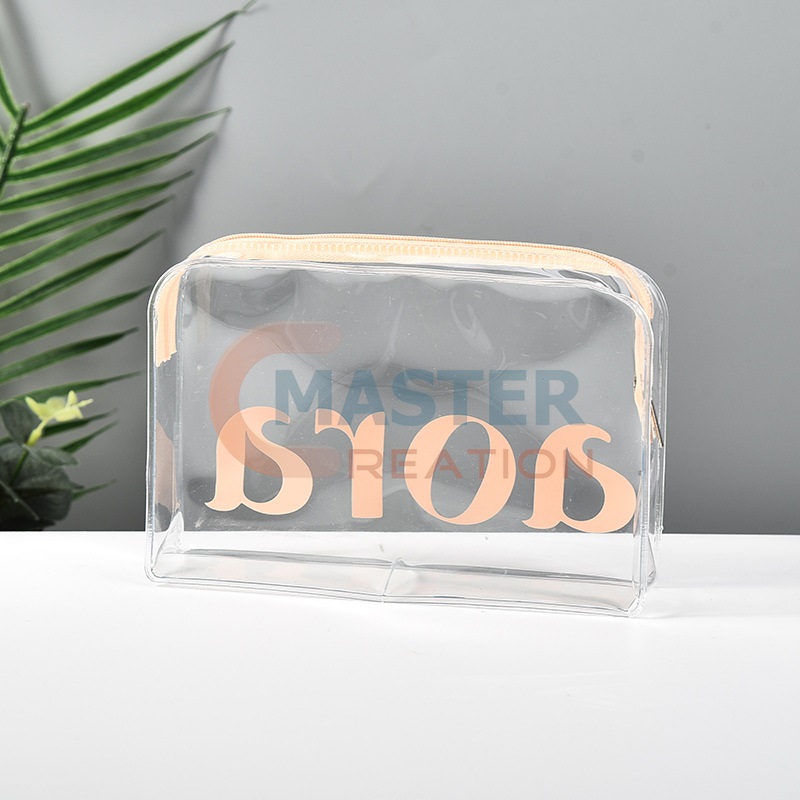 Logo PVC Makeup Bag