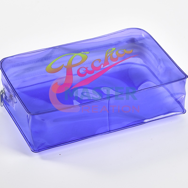 Purple PVC Pouch