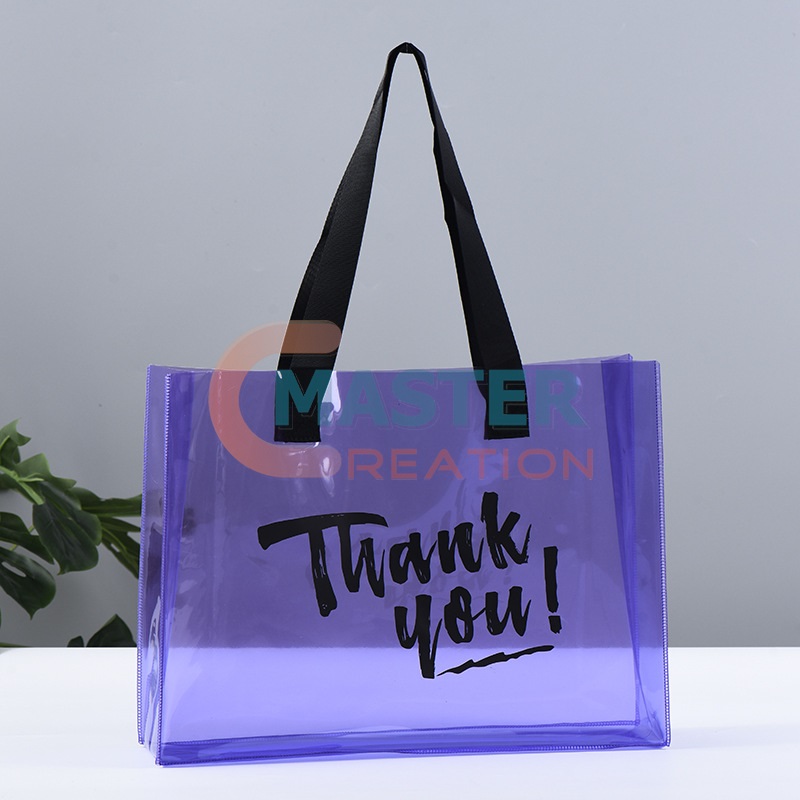 Purple PVC Handbag