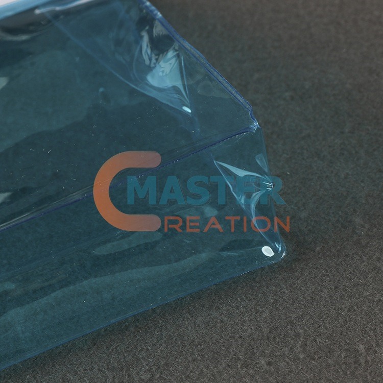 Blue PVC Ziplock Bag
