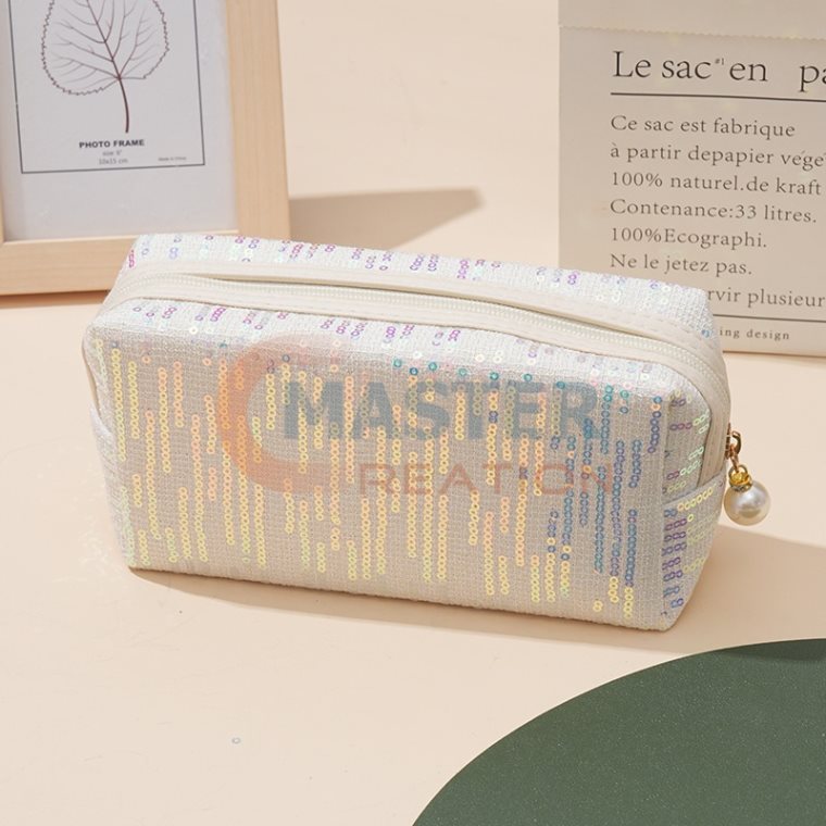 Silver Sequin Bag
