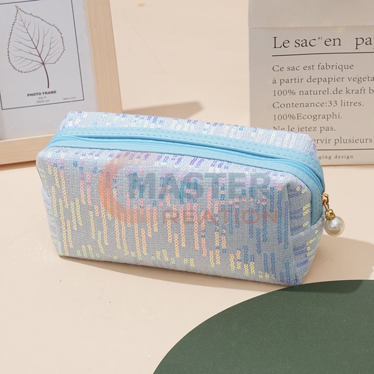 Blue Sequin Bag