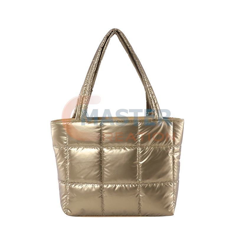 Quilted Gold Tote