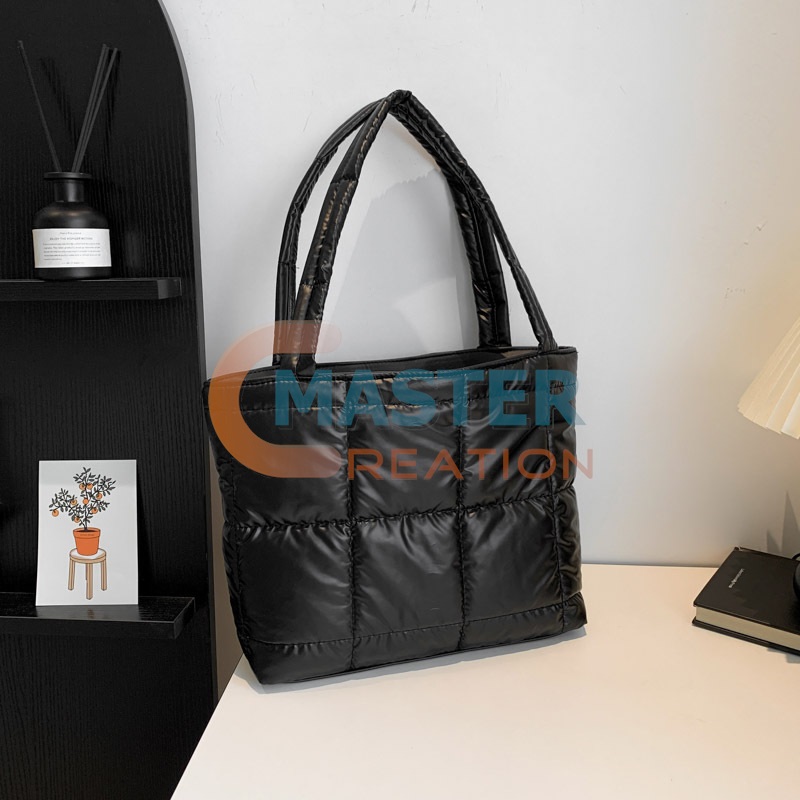 Black Shopping Tote
