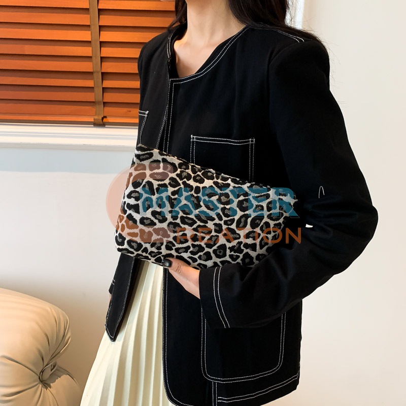 Leopard Gusset Bag