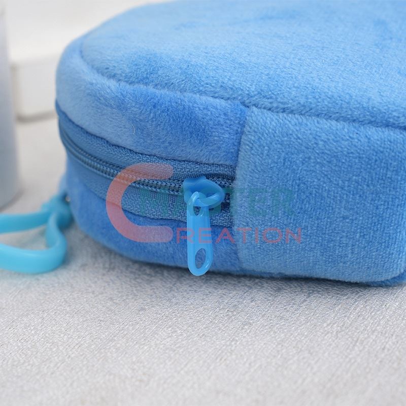 Blue Plush Purse