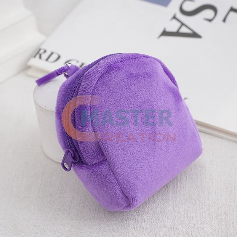 Purple Plush Purse