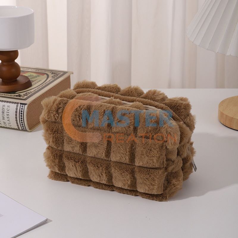 Brown Plush Purse
