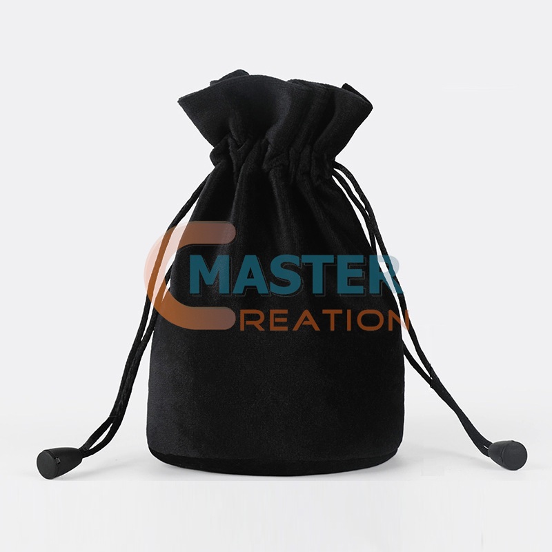 Black Drawstring Bag