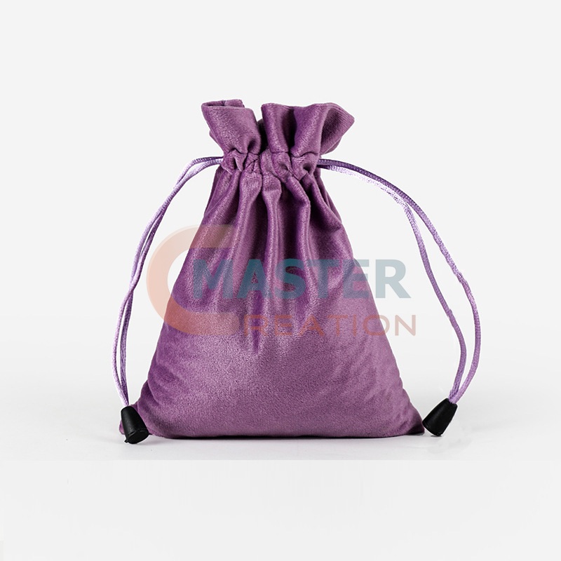 Purple Drawstring Pouch