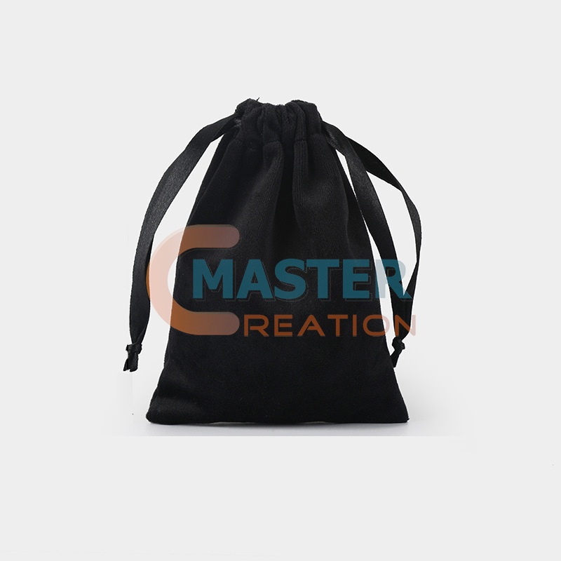 Flannel Drawstring Bag