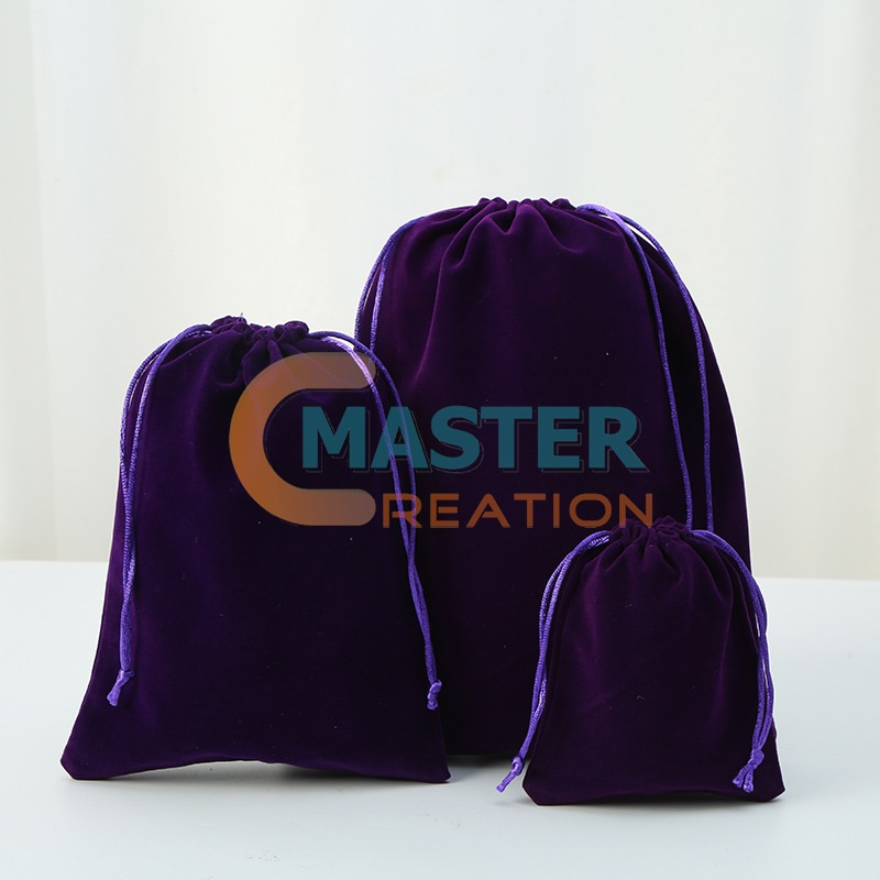 Purple Velvet Bag